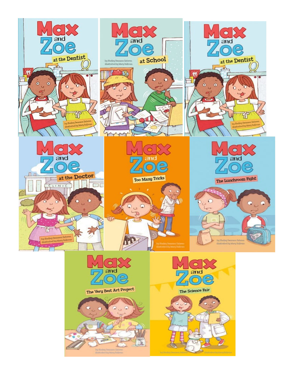 Max and Zoe collection of 8 readers