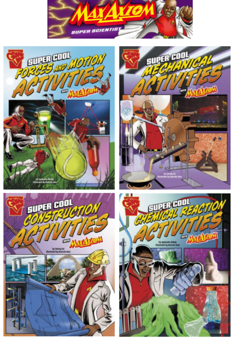 Max Axiom Science & Engineering Activities Series (4 titles) - EyeSeeMe African American Children's Bookstore
