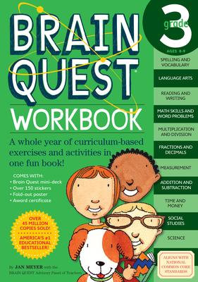 Brain Quest Workbook: 3rd Grade: A whole year of curriculum-based exercises and activities in one fun book!