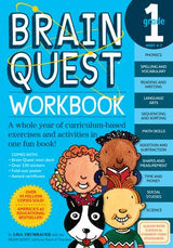 Brain Quest Workbook: 1st Grade: A whole year of curriculum-based exercises and activities in one fun book! |