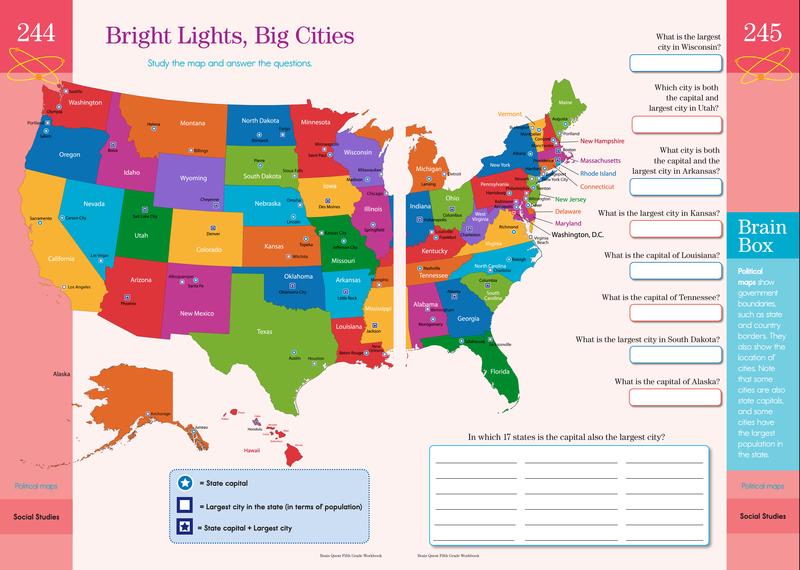 Brain Quest Workbook: 5th Grade